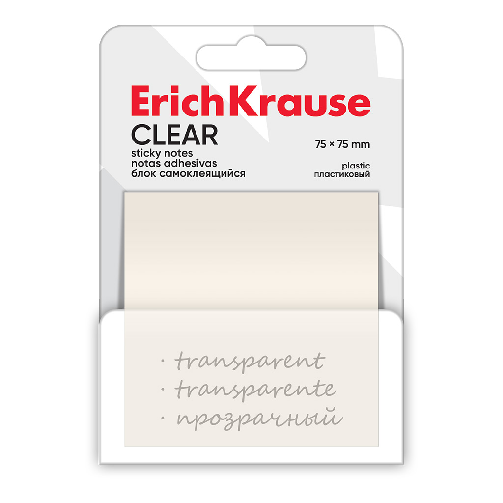 ErichKrause ErichKrause Notes adeziv 75x75-50foi transparent , erichkrause