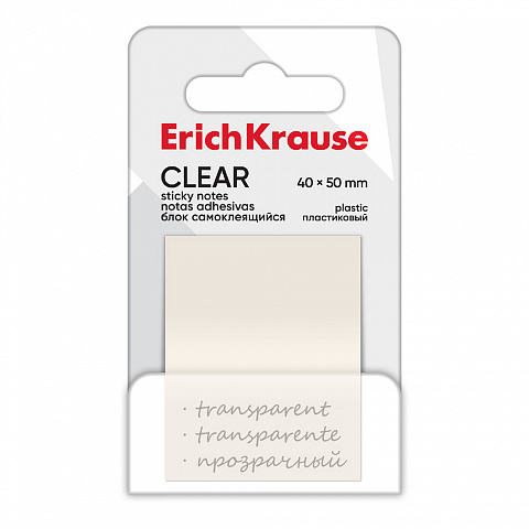 ErichKrause ErichKrause Notes adeziv erichkrause clear 40x50-50 foi transparent