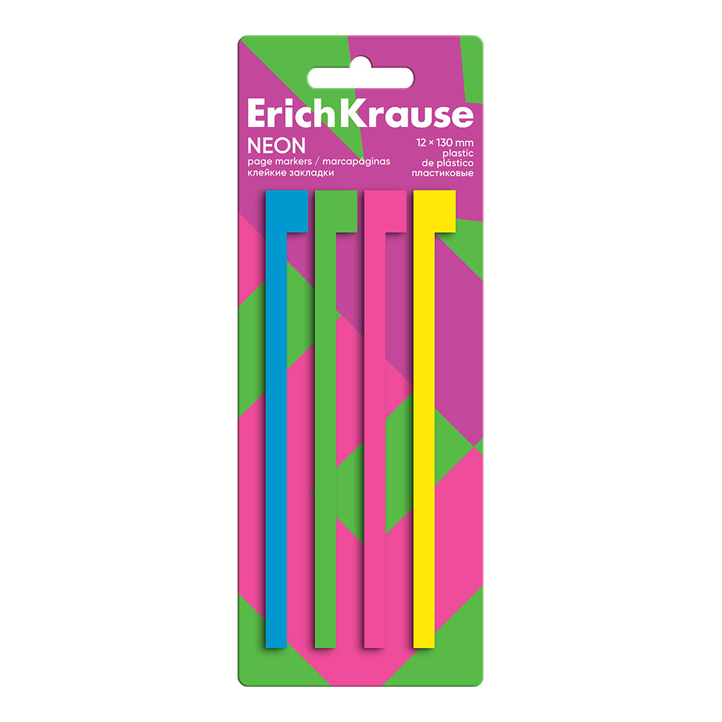 ErichKrause ErichKrause Notes adeziv erichkrause neon 12x130mm 80 foi , 4 culori