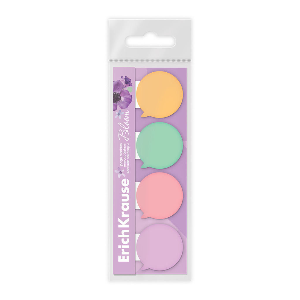 ErichKrause ErichKrause Notes adeziv erichkrause pastel bloom , 45x31mm, 80 foi