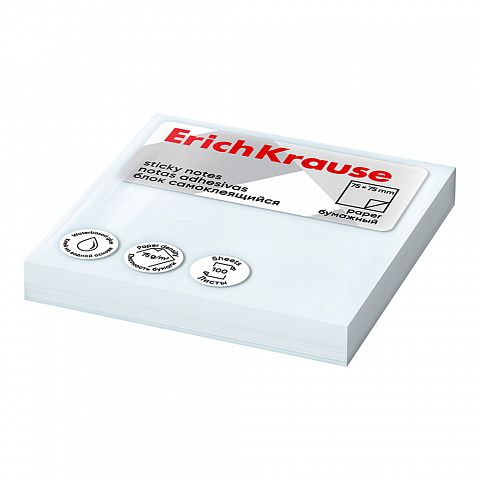 ErichKrause ErichKrause Notes adeziv erickrause 75x75mm 100 foi , alb