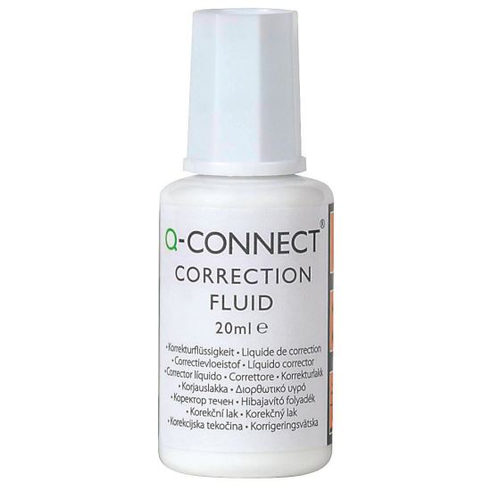 pensula morphe Q-Connect Pasta corectoare q-connect, 20 ml, cu pensula
