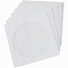 Plic pentru CD (125*125mm) ,alb ,gumat cu fereastra ,80g/mp ,clapa dreapta