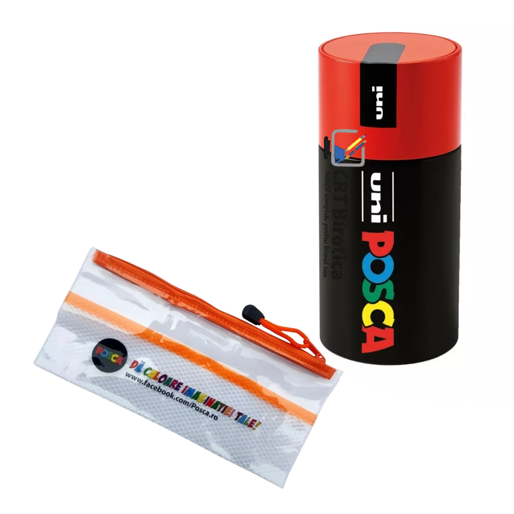 Posca Posca Promo set 13 marker uni posca, cutie metalica forma marker +