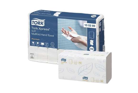 Tork Tork Prosop tork maini xpress multifold soft h2, 2 straturi, 150 portii, cod 100289