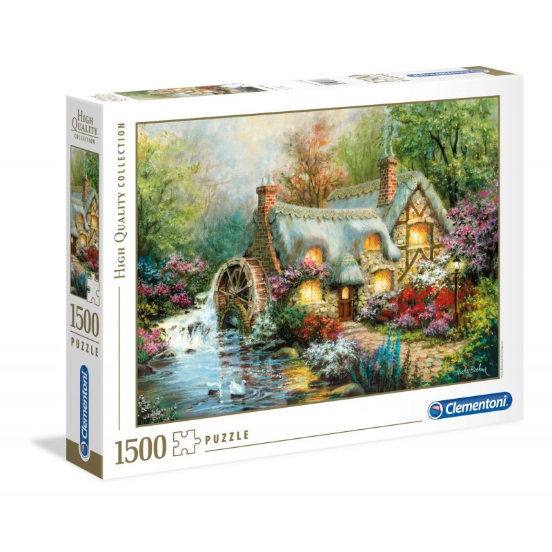 Clementoni Clementoni Puzzle carton 1500 piese clementoni high quality - country retreat, 31812 / 465783, 14+ ani