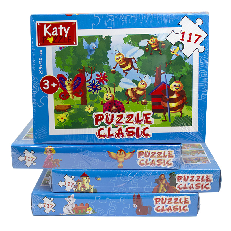 Puzzle din carton A4, 117 piese - diverse modele (personaje din povesti)