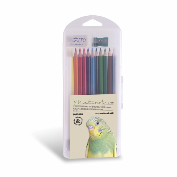 Set creioane colorate 1/1 Morocolor Primo, 12 creioane