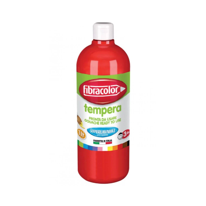 Fibracolor Fibracolor Tempera 1l fibracolor rosu