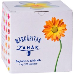 pliculete zahar Margaritar Zahar margaritar alb 200 plicuri, 5grame