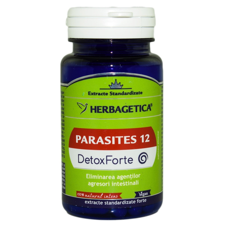 Parasites 12 Detox Forte 30cps Herbagetica Capsule Comprim