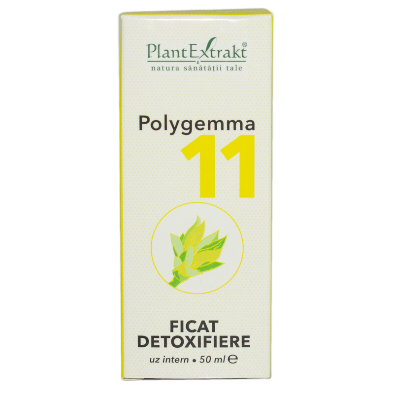 PlantExtrakt Polygemma 11 - ficat detoxifiere 50ml PLANTEXTRAKT (Suplimente nutritive) - Preturi