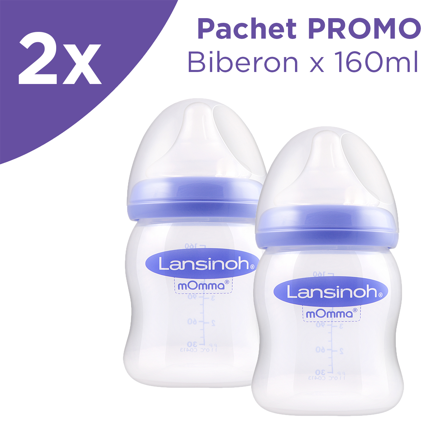 Hranire Pachet Promo Biberon Lansinoh 160 Ml X 2 Buc Ls14 La