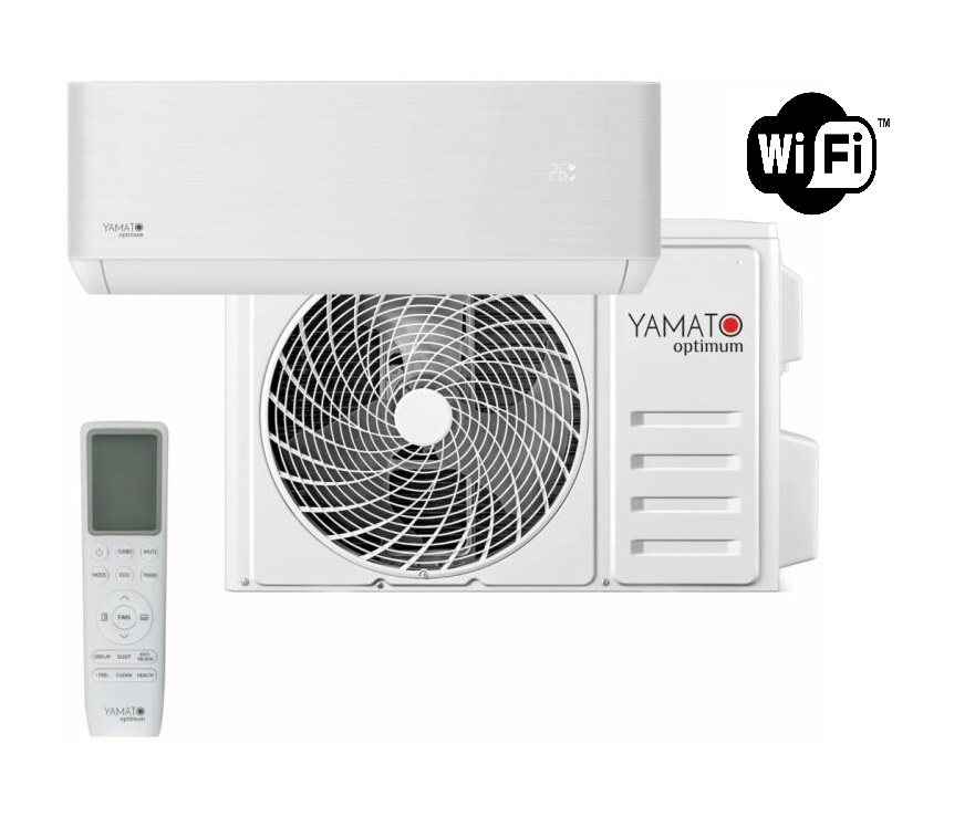 Aparate AC  Inverter - Aparat de aer conditionat Wi-Fi R32 Yamato Optimum YW09T1 Inverter 9000 BTU + Kit instalare inclus, climasoft.ro