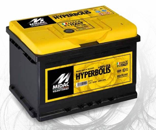 Baterii auto - Baterie auto Midac Hyperbolis 72 Ah, climasoft.ro