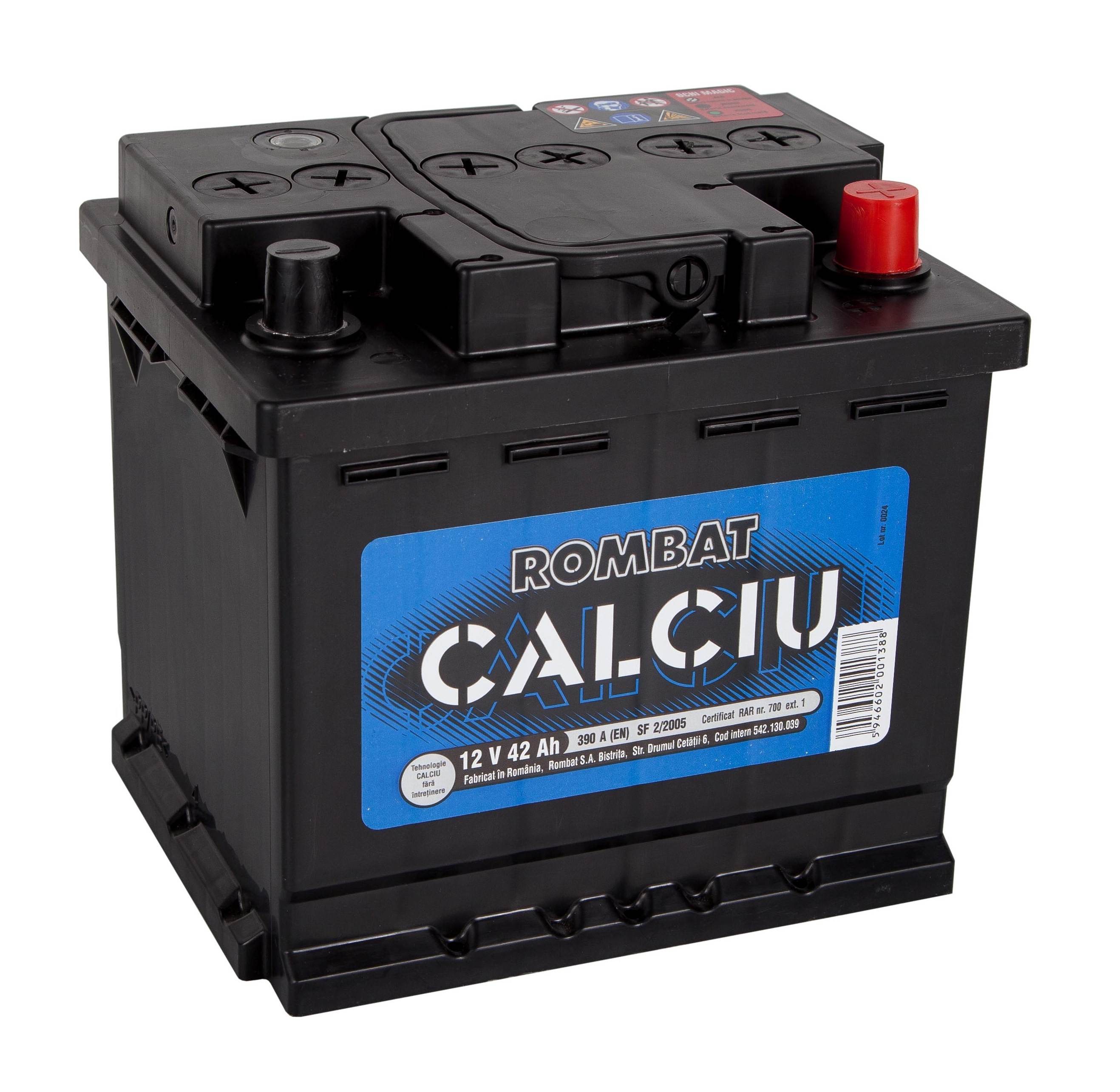 Baterii auto - Baterie auto Rombat Calciu 52 Ah, climasoft.ro