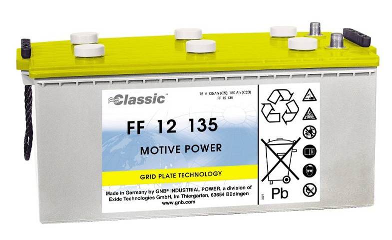 Baterii semitractiune - Baterie tractiune semitractiune Exide FF 12 135, climasoft.ro
