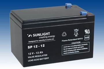 Baterii UPS - Baterie UPS SP 12 - 12 Sunlight SPA 12V 12 Ah, climasoft.ro