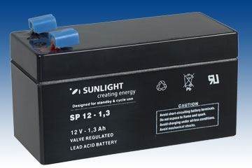 Baterii UPS - Baterie UPS SP 12 - 1.3 Sunlight SPA 12V 1.3 Ah, climasoft.ro
