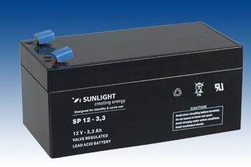 Baterii UPS - Baterie UPS SP 12 - 3.3 Sunlight SPA 12V 3.3 Ah, climasoft.ro