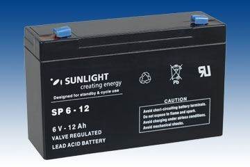 Baterii UPS - Baterie UPS SP 6 - 12 Sunlight SPA 6V 12 Ah, climasoft.ro