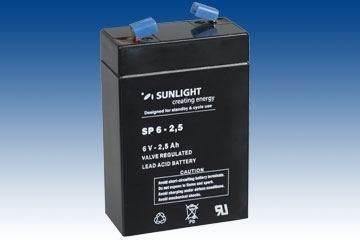 Baterii UPS - Baterie UPS SP 6 - 2.5 Sunlight SPA 6V 2.5 Ah, climasoft.ro