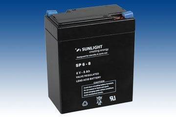 Baterii UPS - Baterie UPS SP 6 - 8 Sunlight SPA 6V 8 Ah, climasoft.ro
