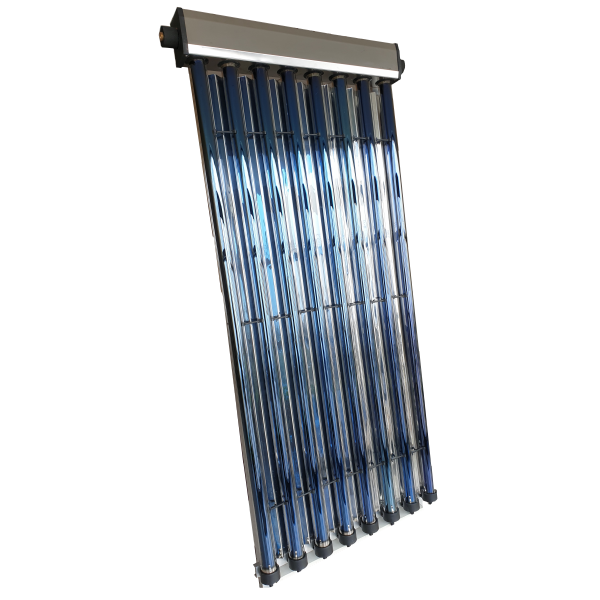 Colectoare solare cu tuburi vidate - Colector solar cu 10 tuburi vidate heat-pipe cu oglinda CPC integrata Panosol CPCS10 58/1800, climasoft.ro