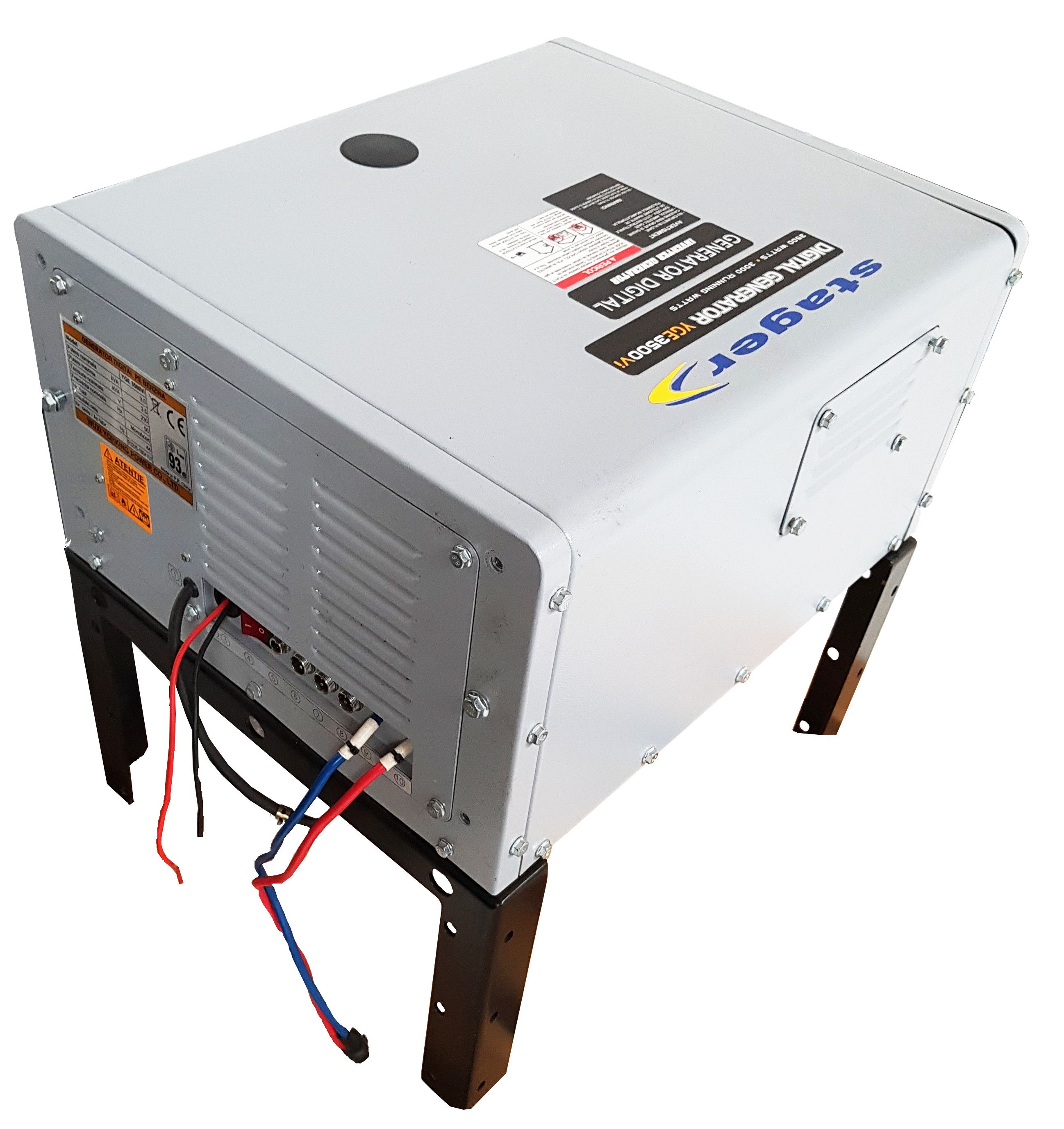Generatoare digitale - Generator digital invertor benzina monofazat Stager YGE3500Vi, 3kW, 13.7A, 3600rpm, pornire electrica, autorulote, climasoft.ro