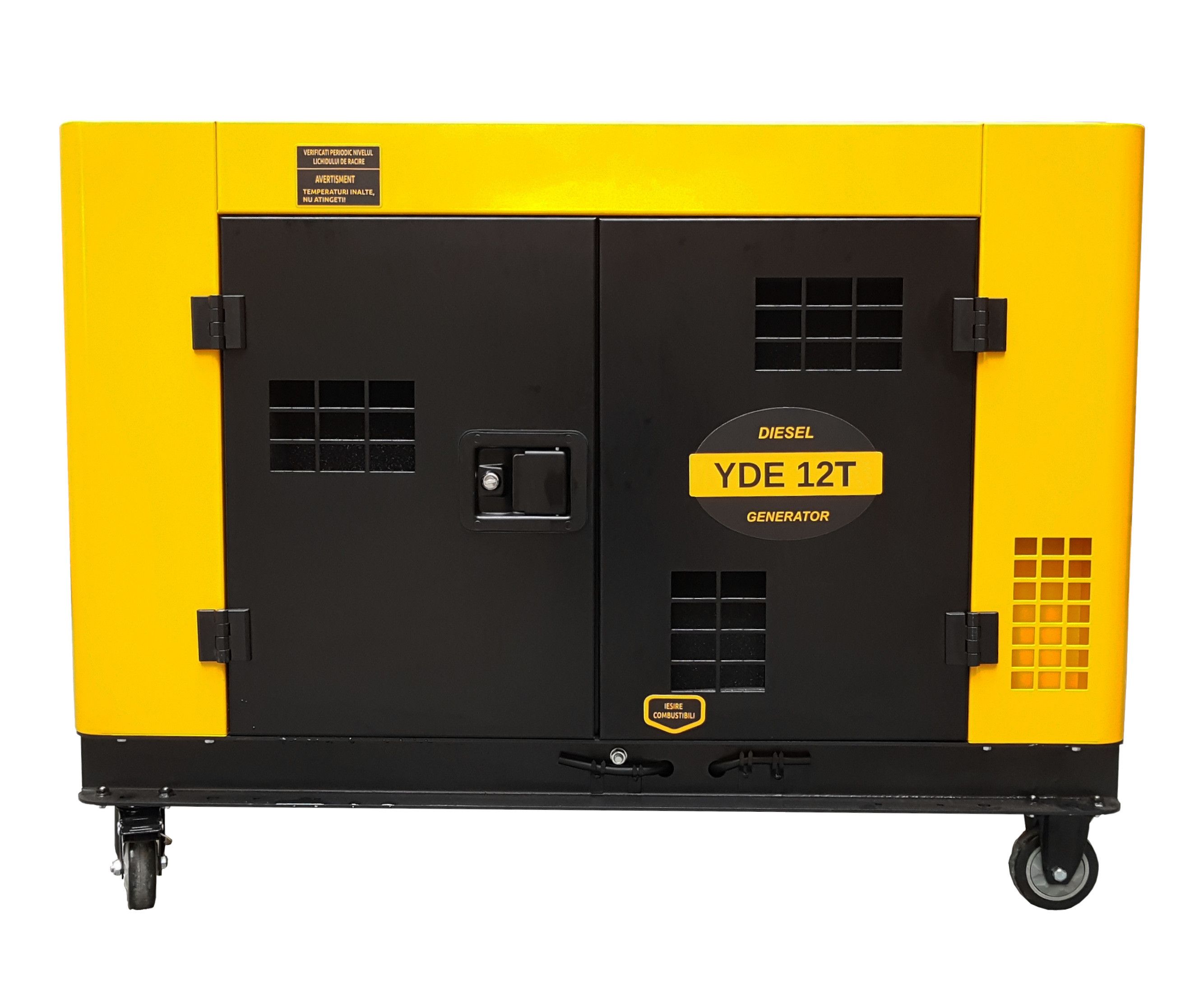 Generatoare insonorizate - Generator insonorizat diesel monofazat Stager YDE12T, 8.5kVA, 37A, 3000rpm, climasoft.ro