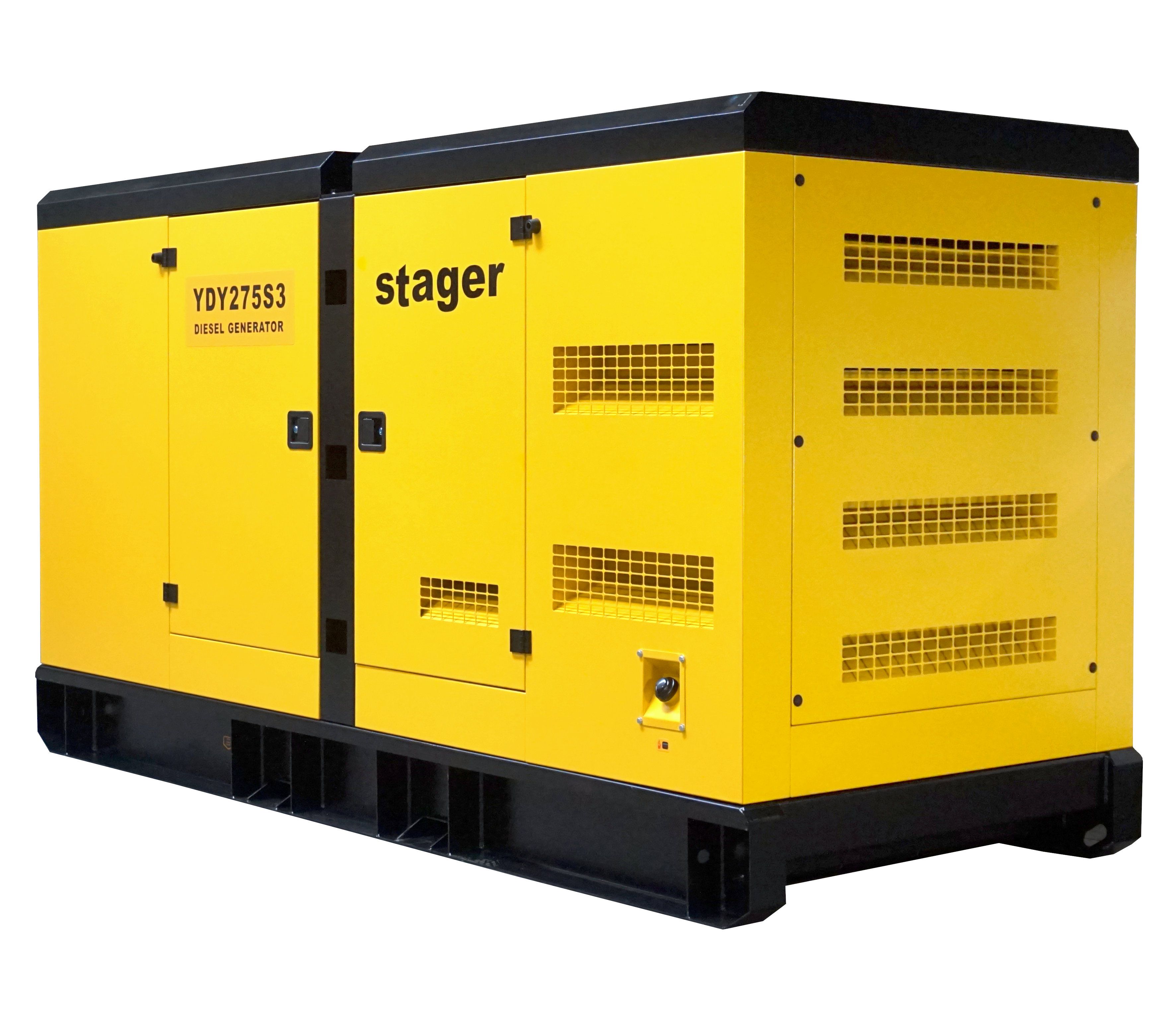 Generatoare insonorizate - Generator insonorizat diesel trifazat Stager YDY275S3, 275kVA, 361 A, 1500rpm, climasoft.ro