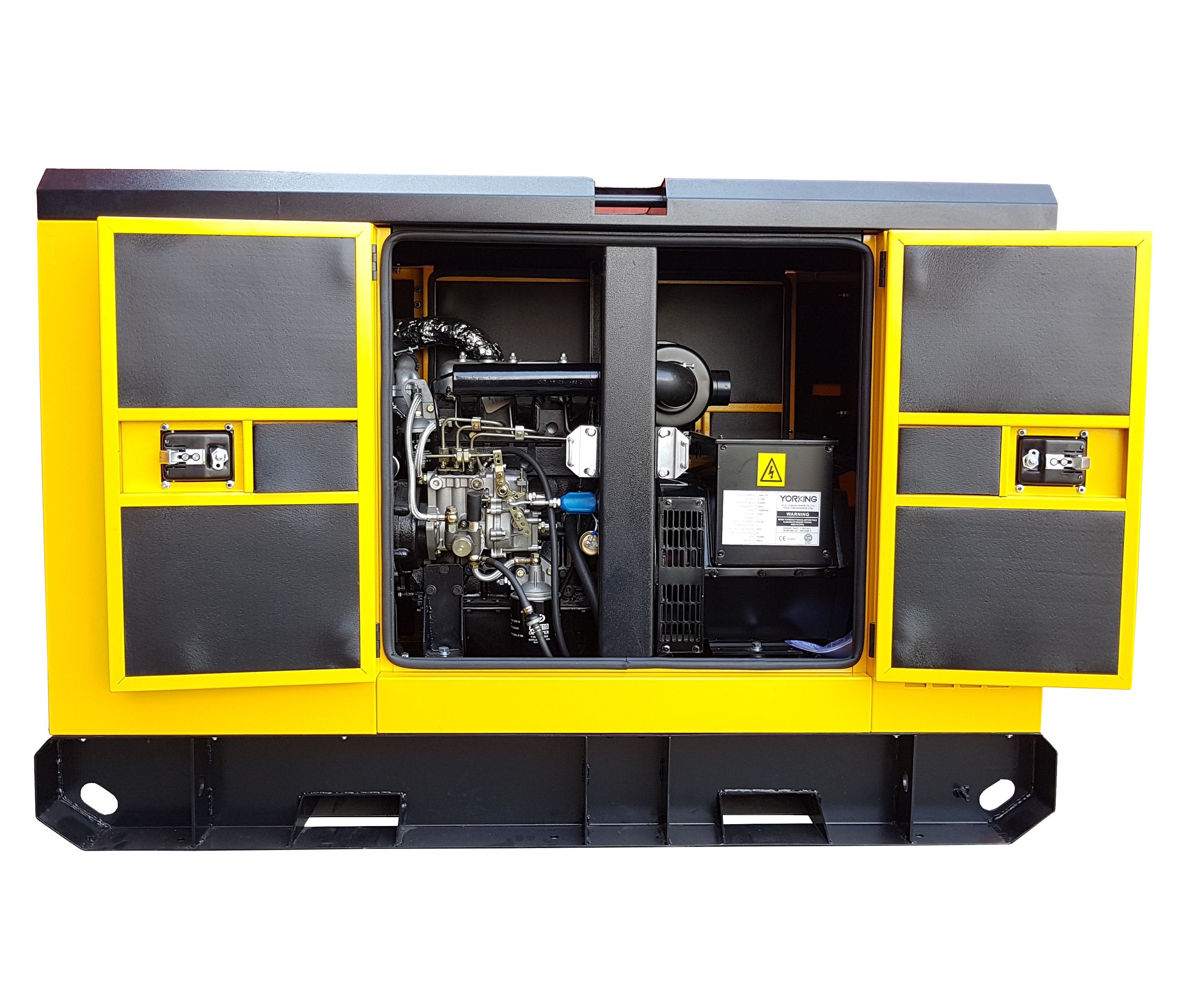 Generatoare insonorizate - Generator insonorizat diesel trifazat Stager YDY40S3, 38kVA, 55A, 1500rpm, climasoft.ro