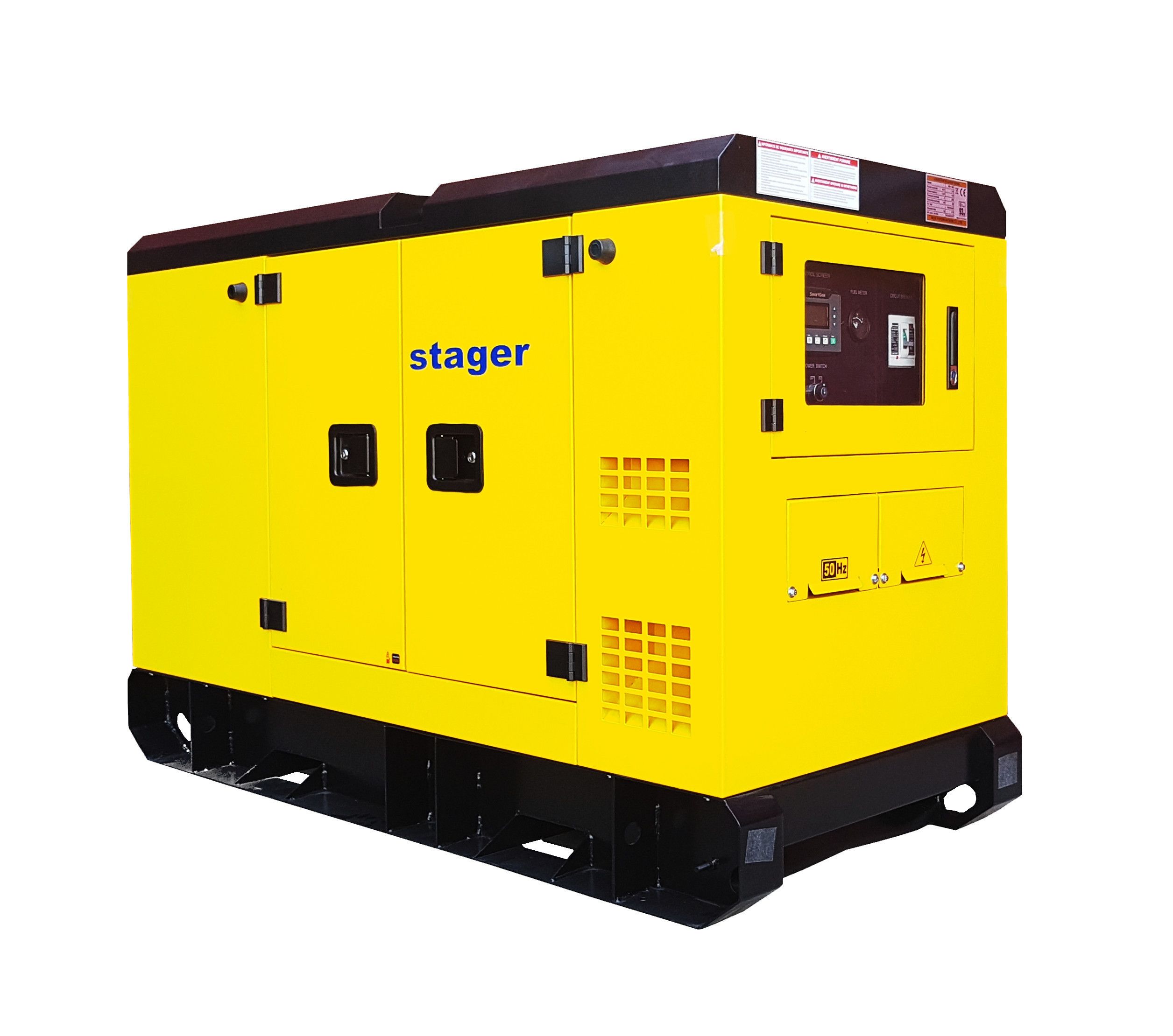 Generatoare insonorizate - Generator insonorizat diesel trifazat Stager YDY385S3, 385kVA, 505 A, 1500rpm, climasoft.ro