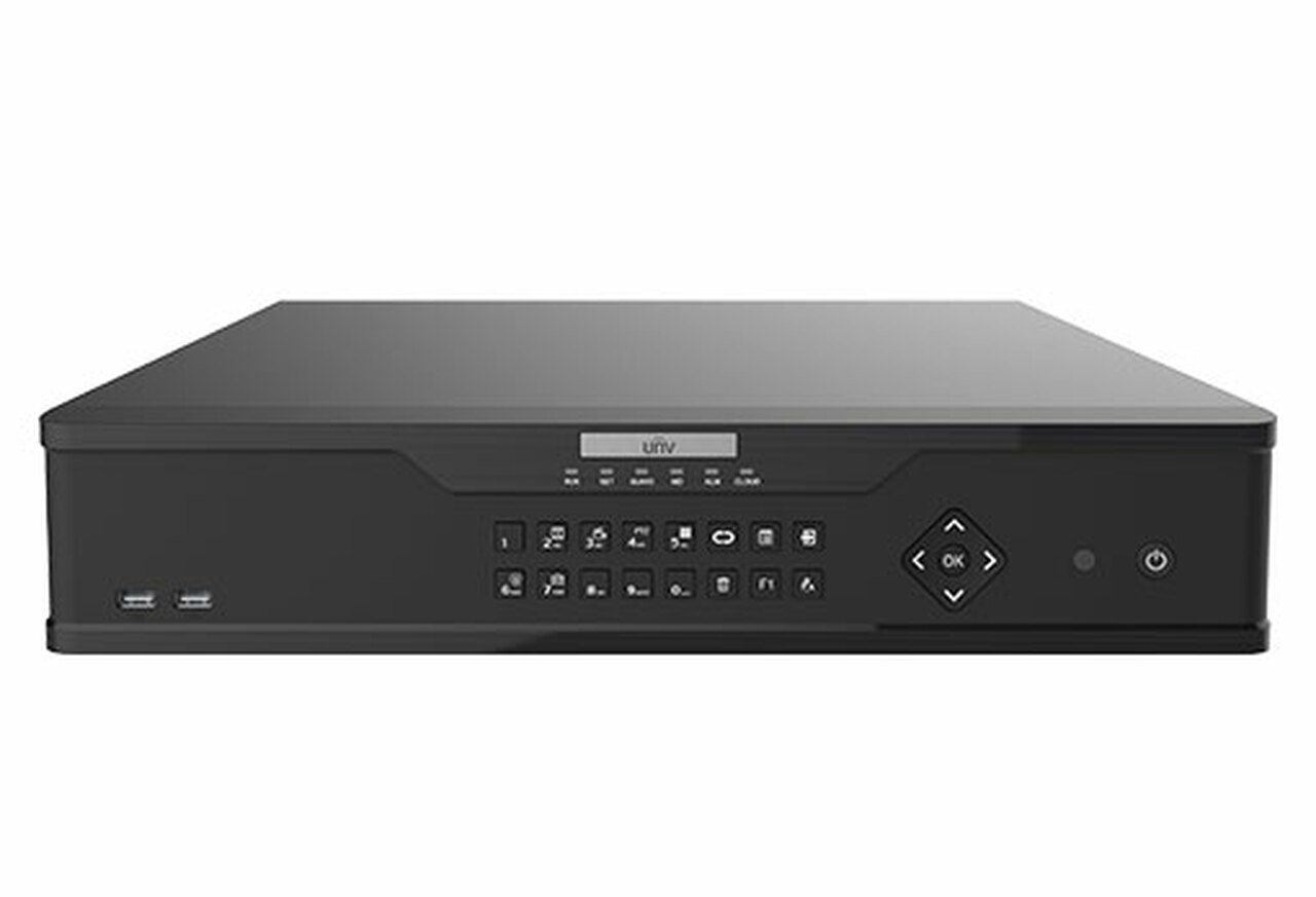 Inregistratoare de retea - NVR - NVR 4K UNV NVR308-64X HDD 80TB cu 64 canale, climasoft.ro