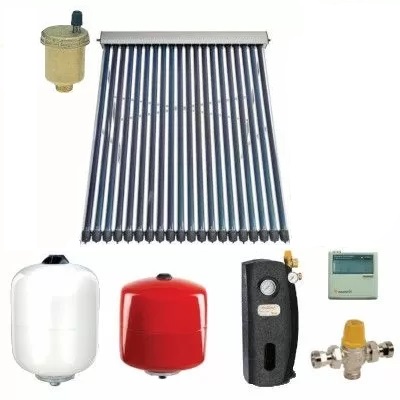 Panouri solare cu boiler in casa - Pachet panou solar cu 30 tuburi vidate fara boiler Sontec SPA-S58, climasoft.ro