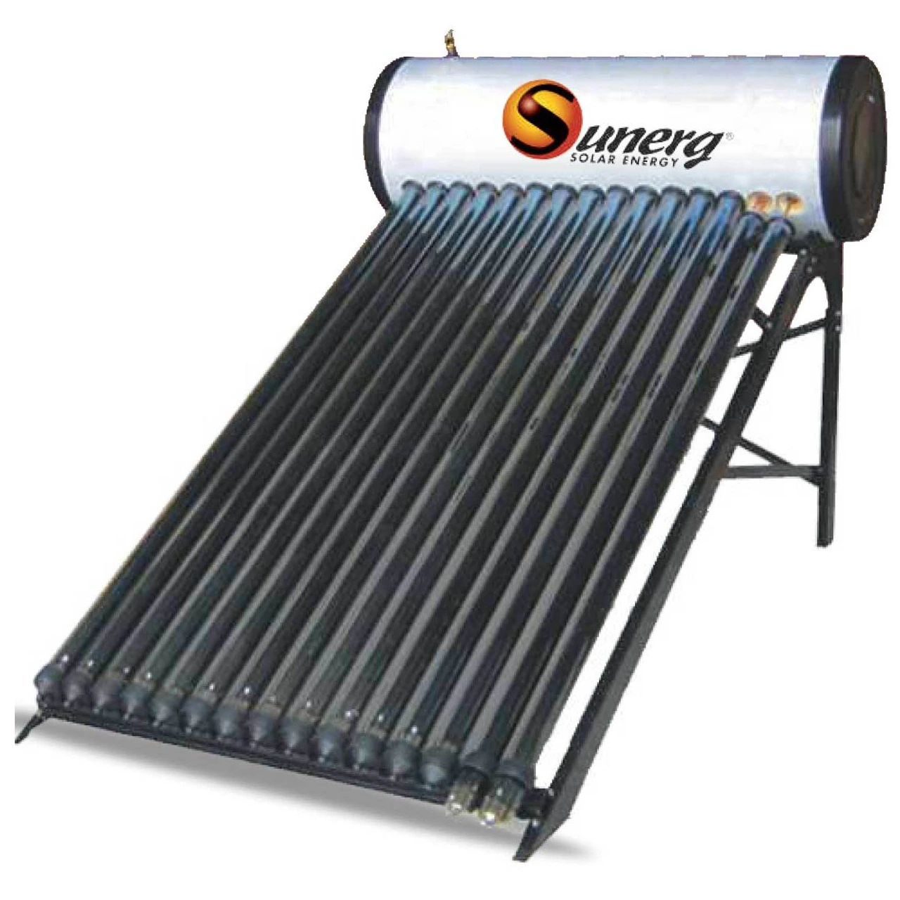 Panouri solare cu boiler pe casa - Panou solar presurizat Sunerg HV300 cu 20 tuburi vidate si boiler de 300 litri, climasoft.ro