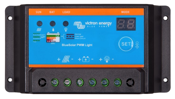 Regulatoare de incarcare - Regulator de incarcare Victron Energy BlueSolar PWM-Light 48V-20A, climasoft.ro