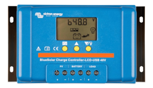 Regulatoare de incarcare - Regulator de incarcare Victron Energy BlueSolar PWM-LCD&USB 48V-30A, climasoft.ro