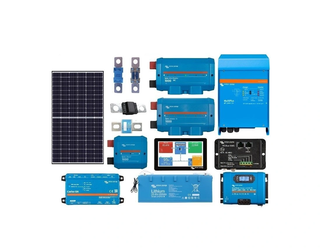 Sisteme fotovoltaice hibride - Sistem fotovoltaic Hibrid 15 kW Victron Energy - putere produsa 15000 kWh/an, climasoft.ro