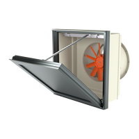 Trape de fum si ventilatie - Trapa motorizata cu ventilator Sodeca WALL/DUCT-63-4T-2 IE3, climasoft.ro