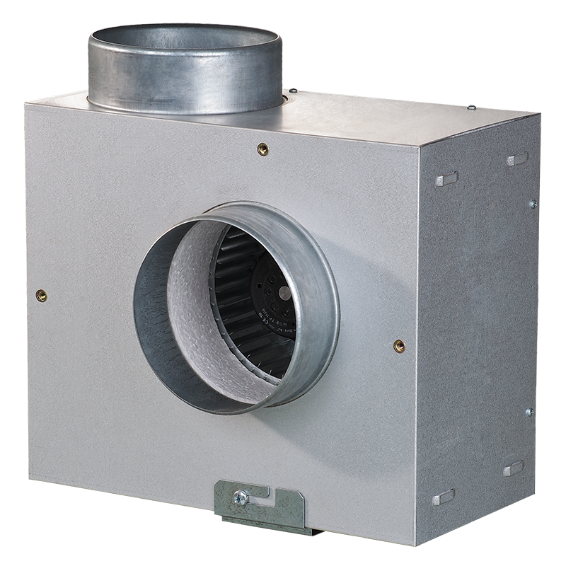 Ventilatoare de tubulatura - Ventilator centrifugal Blauberg ISO 125-2E, climasoft.ro