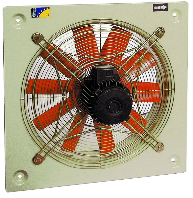 Ventilatoare axiale - Ventilator axial de perete Sodeca HC-100-6T/H IE3, climasoft.ro