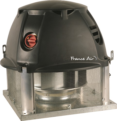 Ventilatoare rezistente la foc - Ventilator de acoperis pentru desfumare France Air SIMOUN 450 4T VAR + COMUT, 230V/400V, climasoft.ro