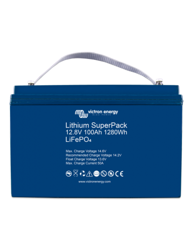 Baterii solare - Victron Energy Lithium SuperPack 12.8V/100Ah - 1280Wh, climasoft.ro