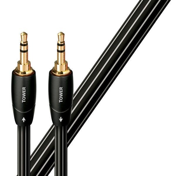 Cabluri audio (semnal) - Cablu audio Jack 3.5 mm Male - Jack 3.5 mm Male AudioQuest Tower 0.6 m, audioclub.ro