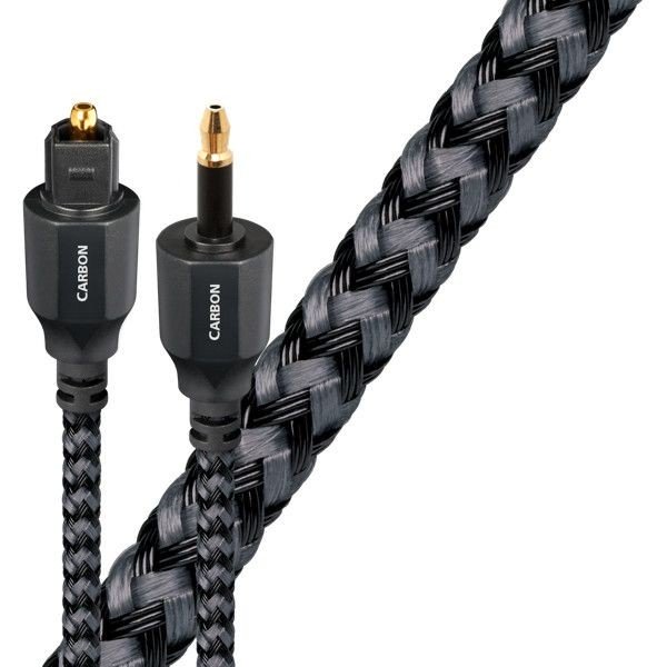 Cabluri optice (toslink) - Cablu optic Jack 3.5mm Mini - Toslink AudioQuest Carbon 0.75 m, audioclub.ro