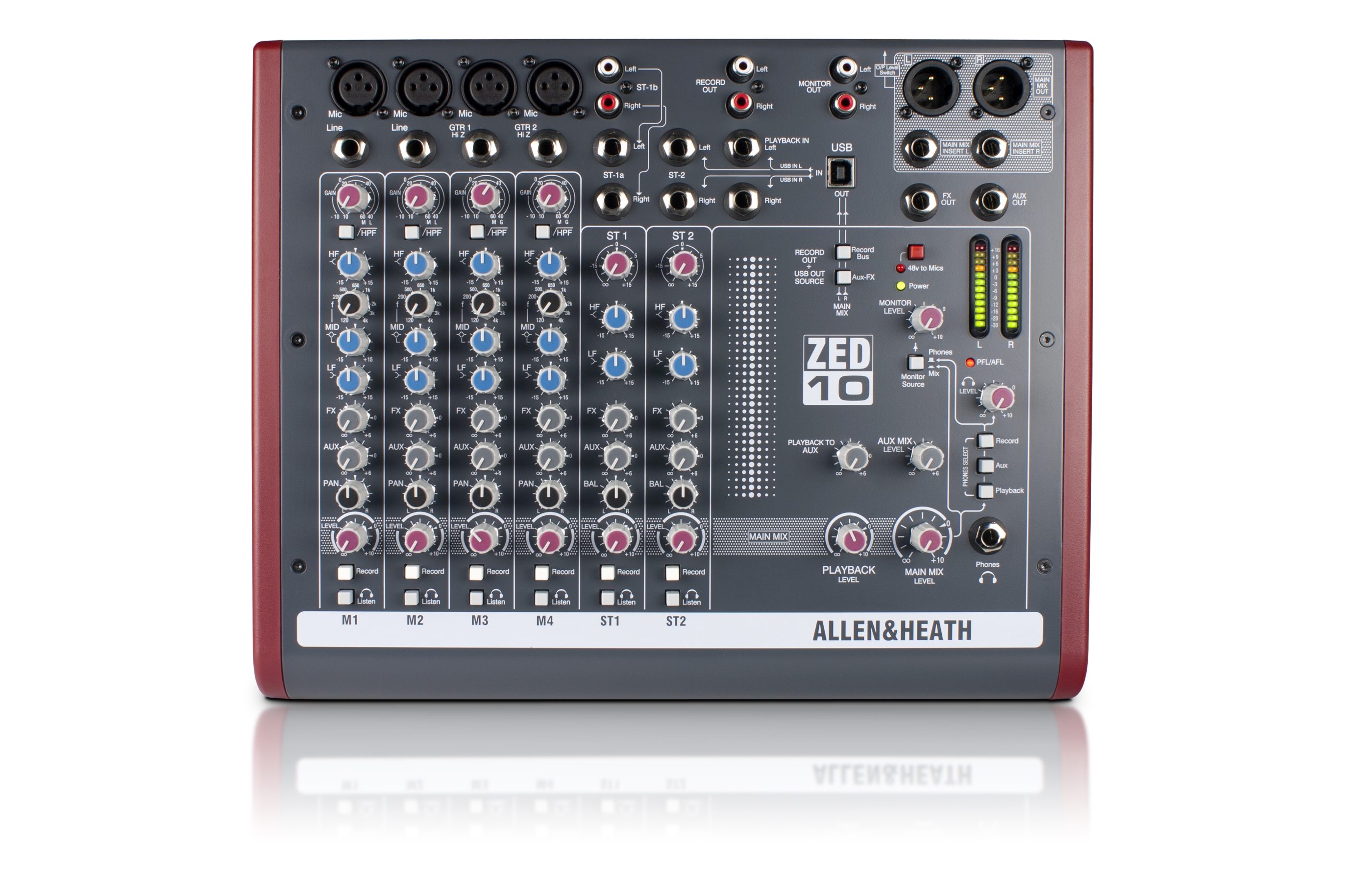 Mixere analogice - Mixer analog Allen & Heath ZED-10, audioclub.ro