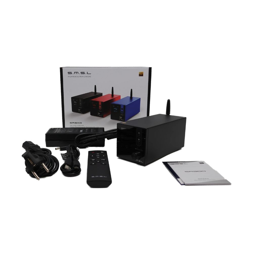 Amplificator integrat SMSL SA300 Black - audioclub.ro