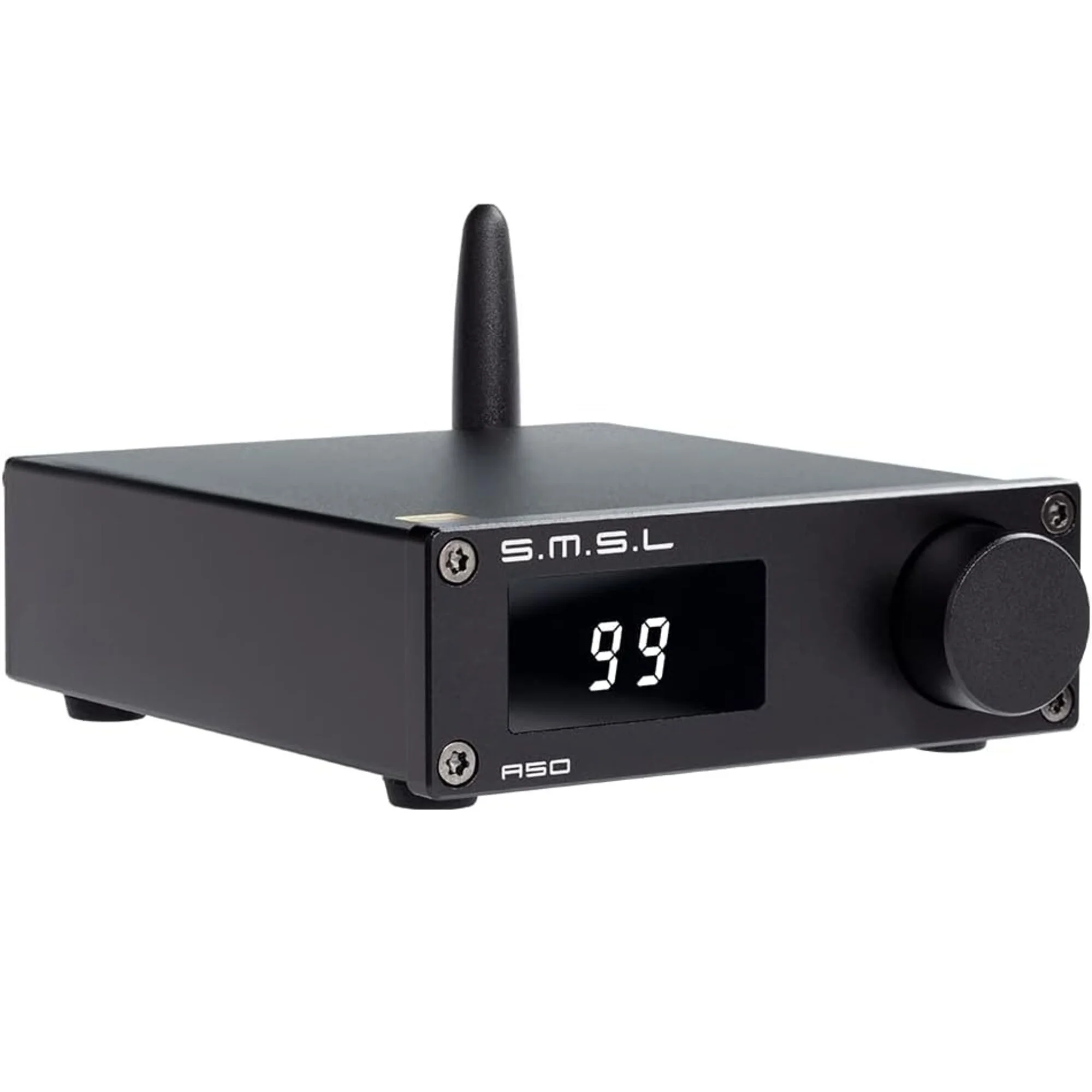 Amplificatoare de putere - Amplificator stereo mini SMSL A50 cu Bluetooth 5.0, audioclub.ro