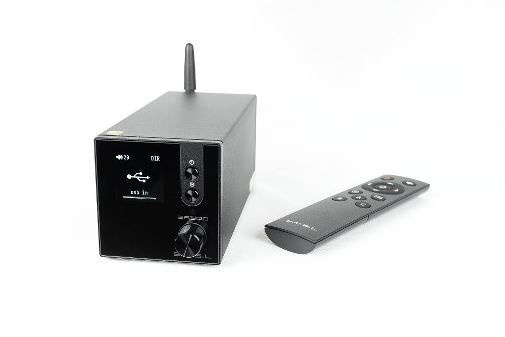 Amplificator integrat SMSL SA300 Black - audioclub.ro